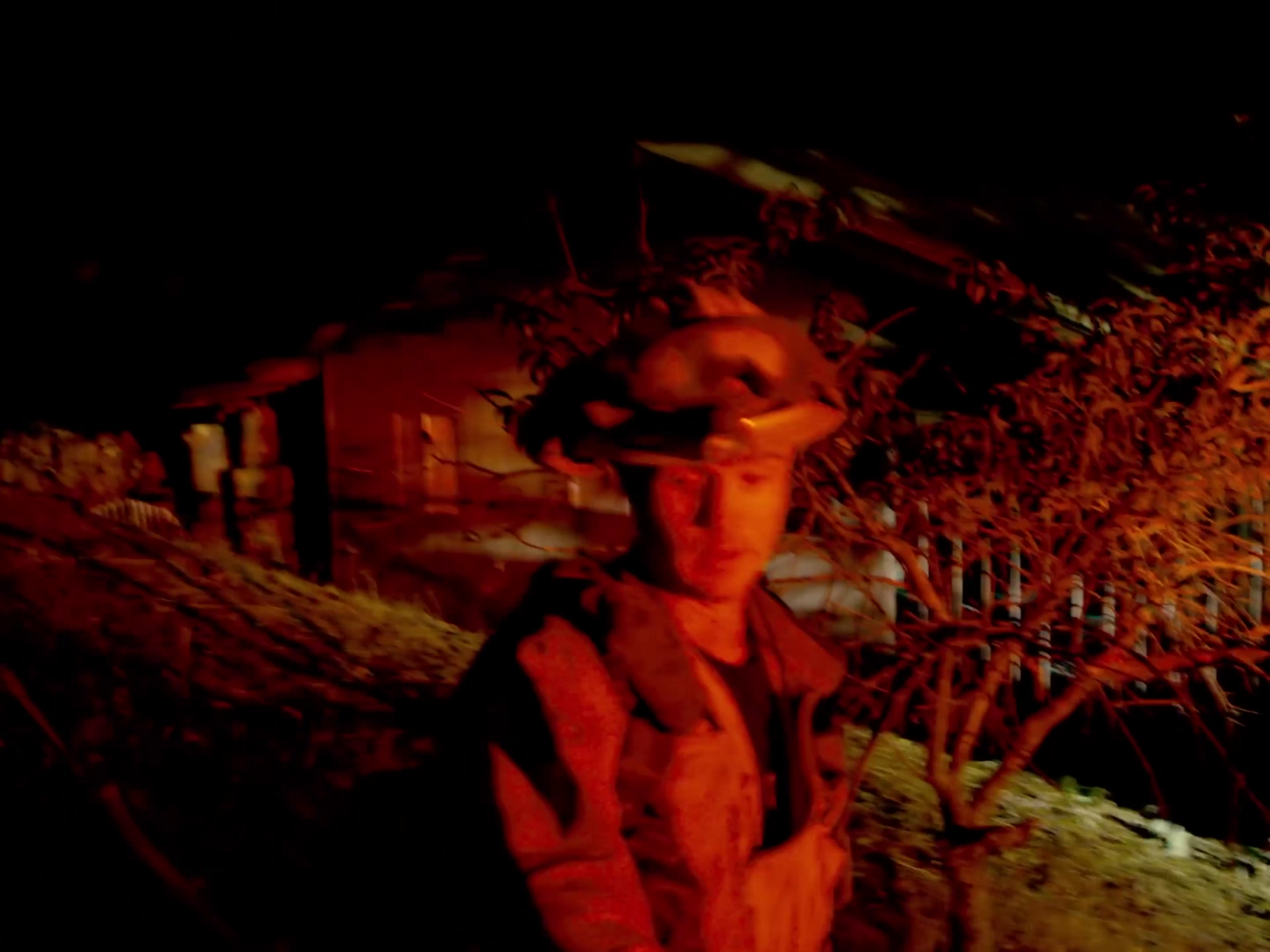 Fireline: After dark · On the fire line