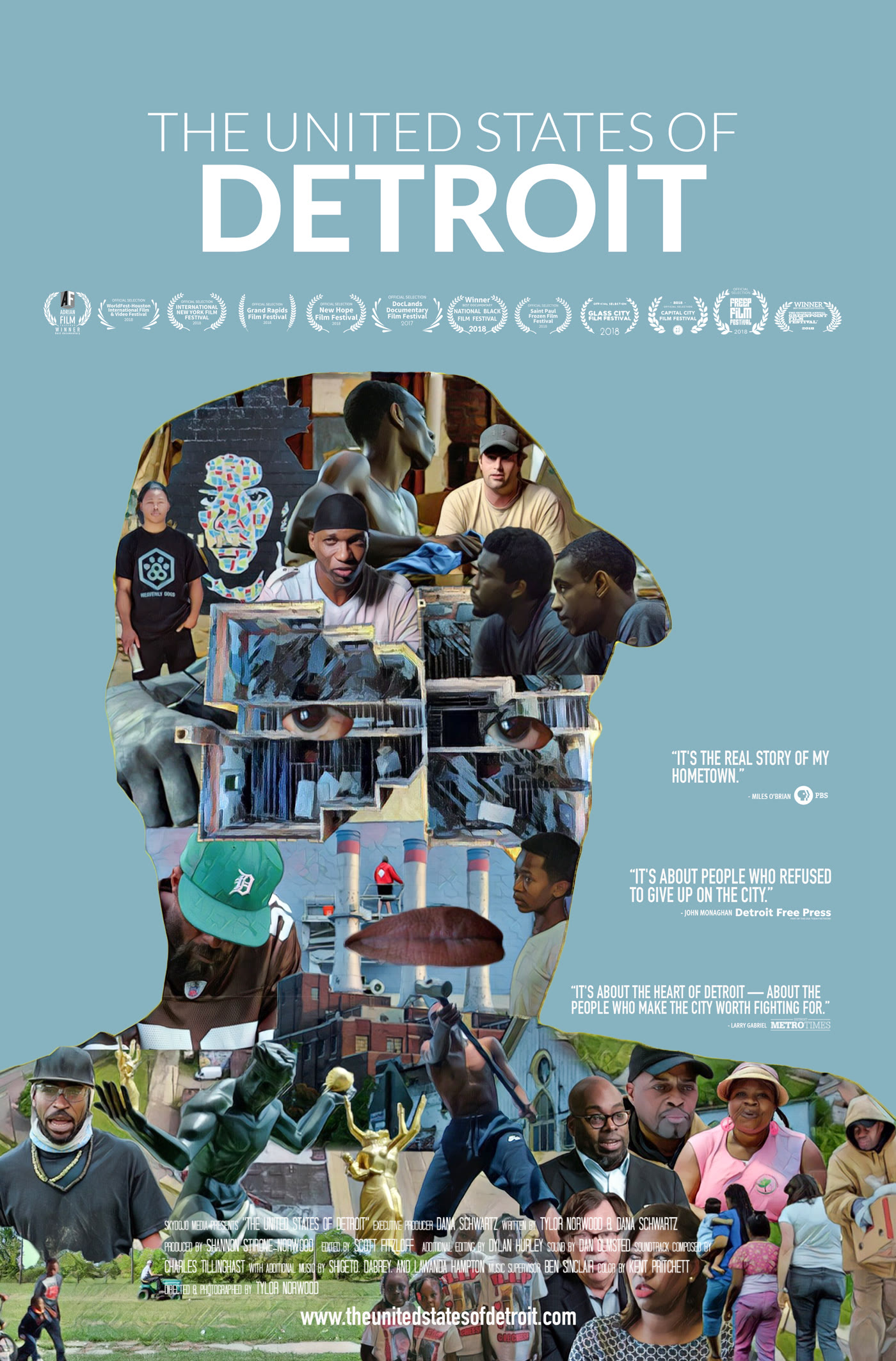 The United States of Detroit theatrical key art poster